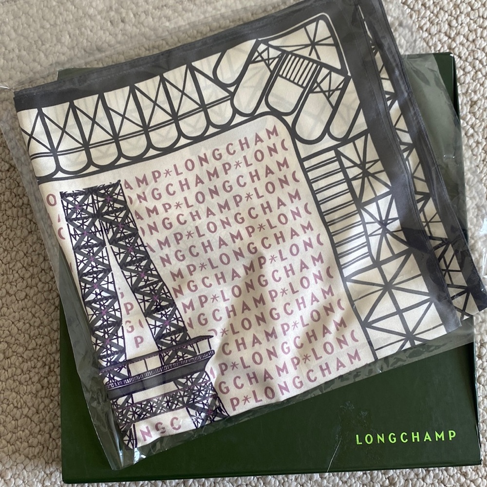 ITALY LONGCHAMP SETA Silk 19x19